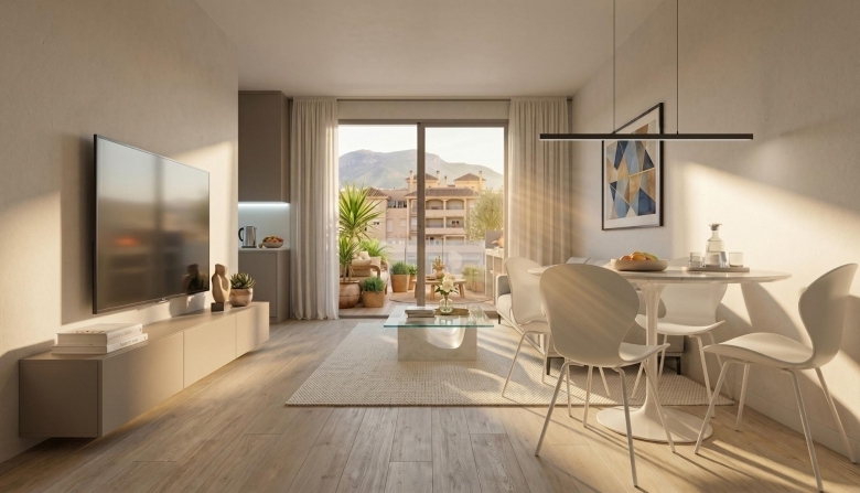 Apartamento de primera planta con 2 dormitorios a pocos metros de la playa en Guardamar del Segura