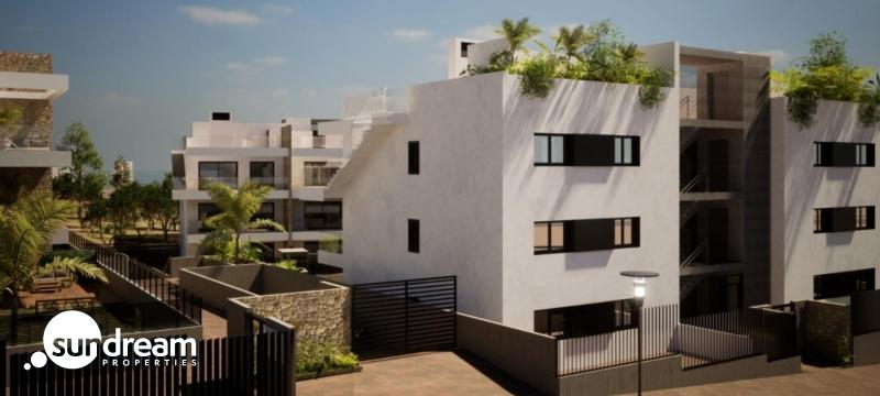 g_43681-12-13 Ático de nueva construcción con 2 dormitorios con vistas al mar a la venta en Finestrat