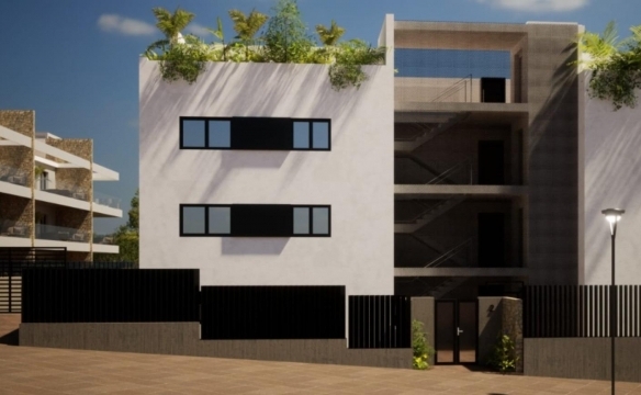 Ático de nueva construcción con 2 dormitorios con vistas al mar a la venta en Finestrat