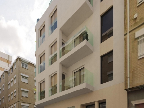 Estudio en planta baja de nueva construcción cerca de la playa en el centro de Guardamar del Segura