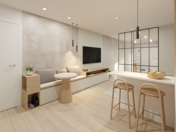 Estudio en planta baja de nueva construcción cerca de la playa en el centro de Guardamar del Segura