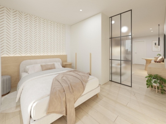 Estudio en planta baja de nueva construcción cerca de la playa en el centro de Guardamar del Segura