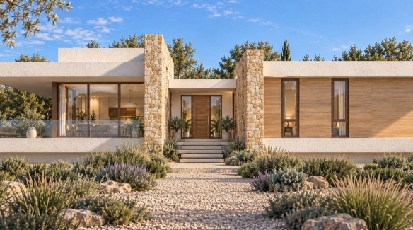 Villa exclusiva de nueva construcción de 3 dormitorios con piscina privada en gran parcela en Daya Vieja (Alicante)