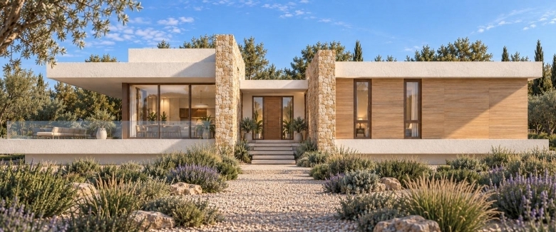 Villa exclusiva de nueva construcción de 3 dormitorios con piscina privada en gran parcela en Daya Vieja (Alicante)