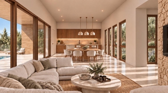 Villa exclusiva de nueva construcción de 3 dormitorios con piscina privada en gran parcela en Daya Vieja (Alicante)