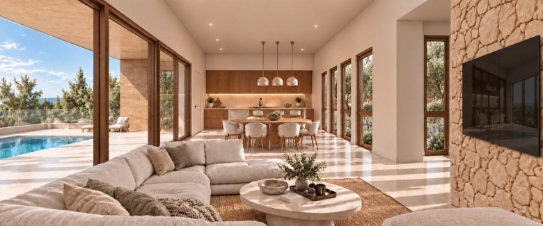 Villa exclusiva de nueva construcción de 3 dormitorios con piscina privada en gran parcela en Daya Vieja (Alicante)