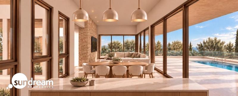 Villa exclusiva de nueva construcción de 3 dormitorios con piscina privada en gran parcela en Daya Vieja (Alicante)