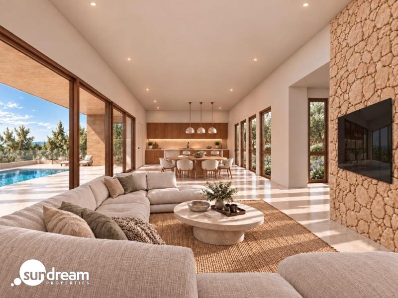 Villa exclusiva de nueva construcción de 3 dormitorios con piscina privada en gran parcela en Daya Vieja (Alicante)