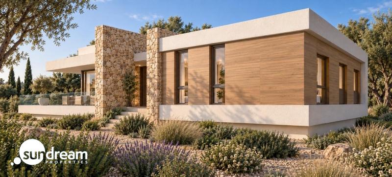 Villa exclusiva de nueva construcción de 3 dormitorios con piscina privada en gran parcela en Daya Vieja (Alicante)