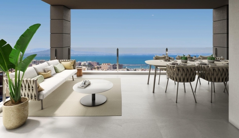 Ático en venta obra nueva con garaje en playa Torrevieja