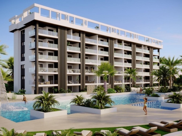 Ático en venta obra nueva con garaje en playa Torrevieja