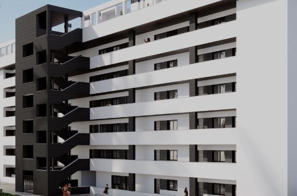 Ático en venta obra nueva con garaje en playa Torrevieja