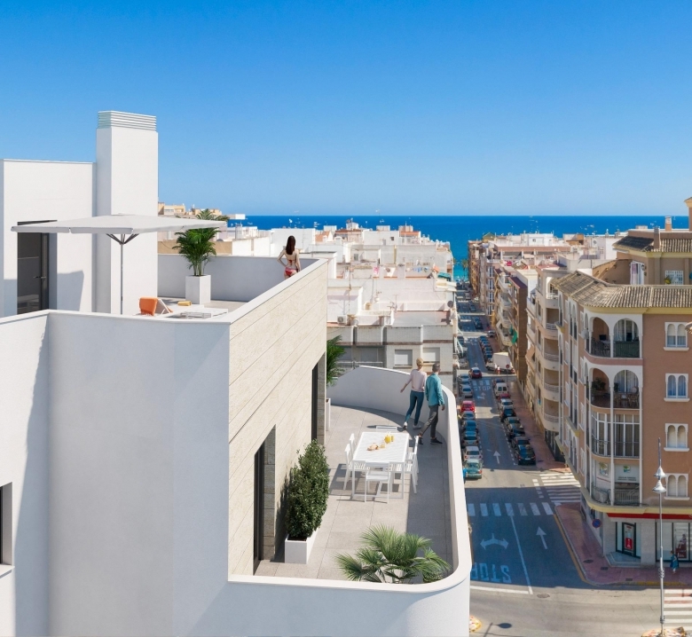 Apartamentos obra nueva con piscina y vistas Torrevieja