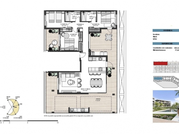 Ático en venta obra nueva con garaje en Torre Pacheco