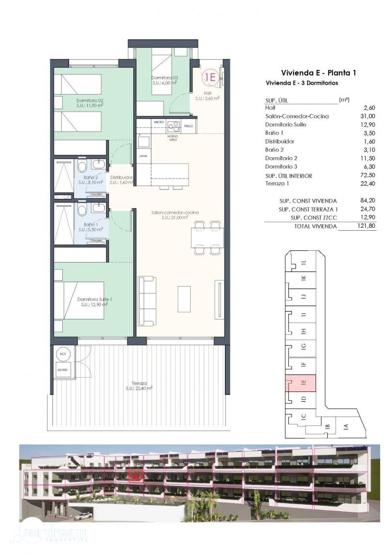 g_38950-10-33 Apartamento en venta obra nueva con piscina Benijofar