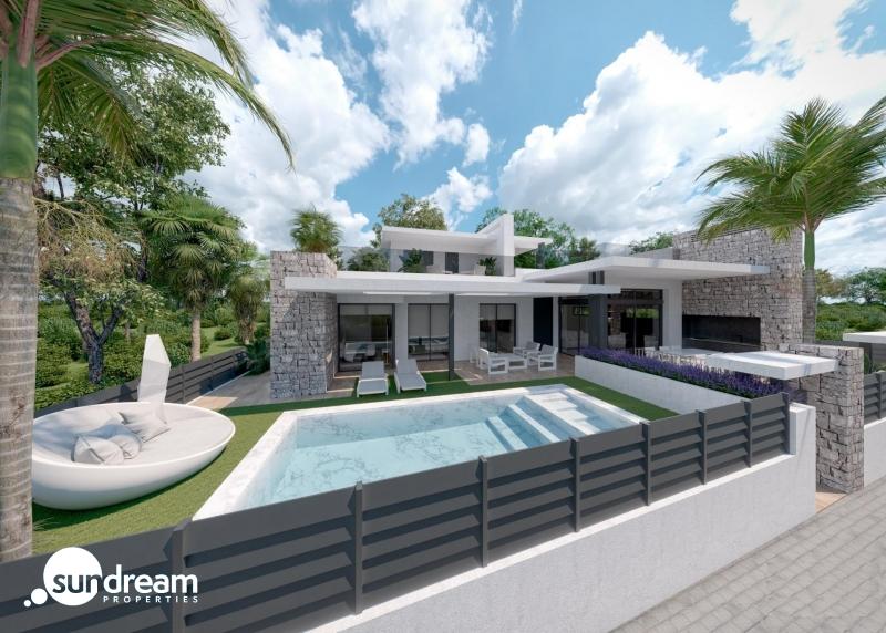 g_38957-4-12 Villas obra nueva en venta con piscina en Torre Pacheco