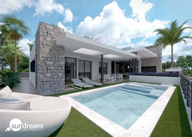 g_38957-4-13 Villas obra nueva en venta con piscina en Torre Pacheco