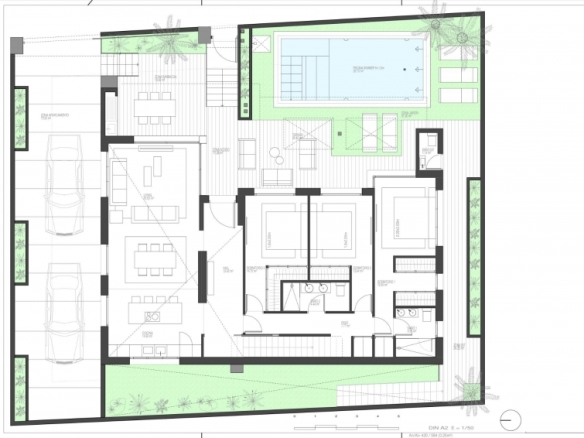 Villas obra nueva en venta con piscina en Torre Pacheco