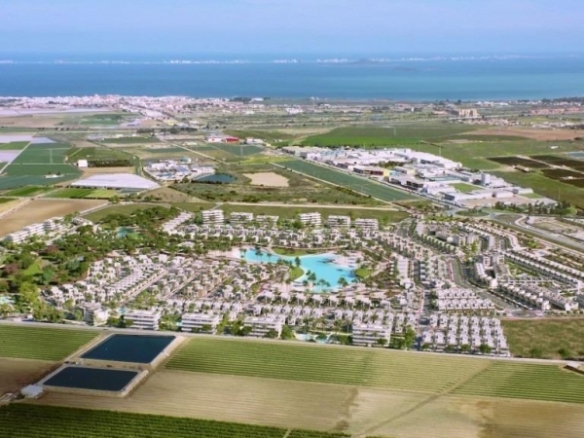 Villas obra nueva en venta con piscina en Torre Pacheco