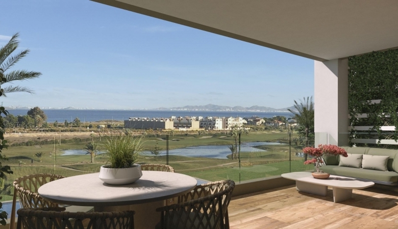 Ático obra nueva 2 dormitorios Resort Golf Los Alcázares