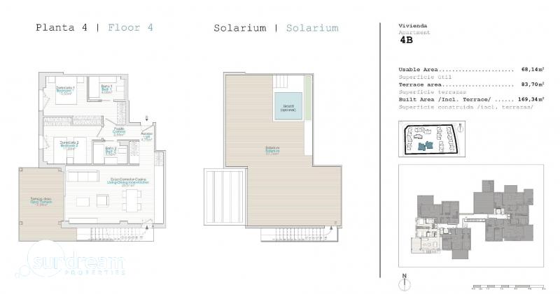 g_38991-9-5 Ático en venta obra nueva con piscina y garaje El Vergel