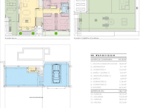 Villas de obra nueva en venta con piscina Torrevieja