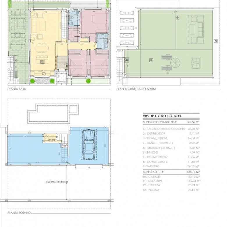 Villas de obra nueva en venta con piscina Torrevieja