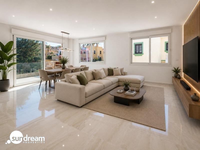 La Marquesa Golf – Villas en Primera Linea con 4 Dormitorios y 4 Baños.