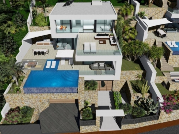 VILLA EXCLUSIVA CON VISTAS ESPECTACULARES EN CALPE