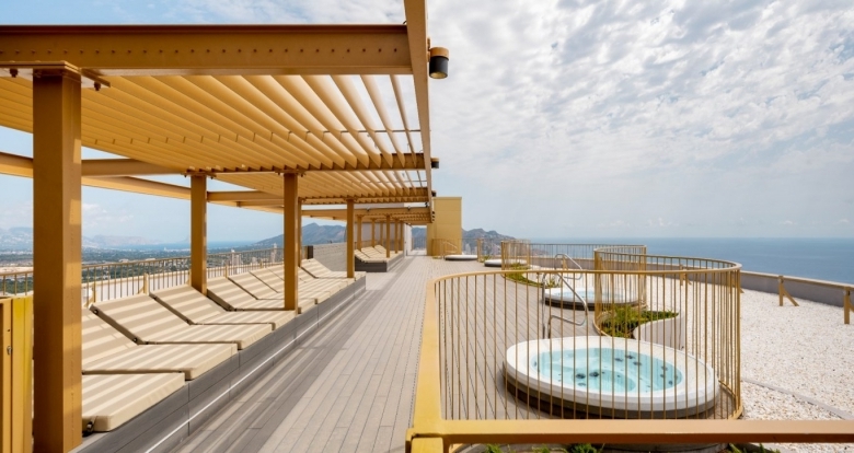 ESTUPENDO APARTAMENTO DE 2 DORMITORIOS EN EDIFICIO ICONICO  CON VISTAS ESPECTACULARES(BENIDORM).