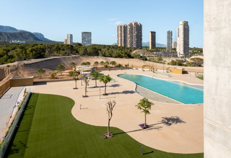 ESTUPENDO APARTAMENTO DE 2 DORMITORIOS EN EDIFICIO ICONICO  CON VISTAS ESPECTACULARES(BENIDORM).