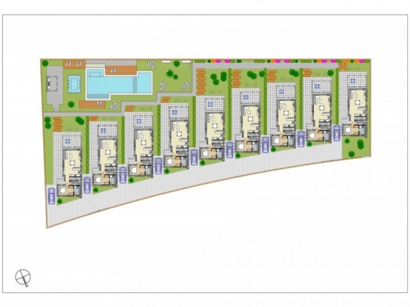 VILLAS DE OBRA NUEVA EN PILAR DE LA HORADADA EN EL CAMPO DE GOLF