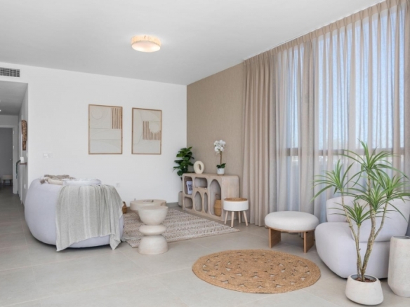 Ático de 2 dormitorios con solarium privado en Mar de Cristal(Cartagena)