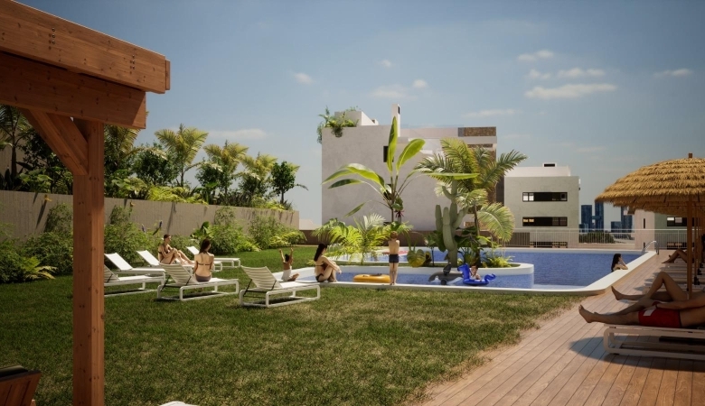 COMPLEJO RESIDENCIAL DE OBRA NUEVA CON VISTAS AL MAR EN FINESTRAT