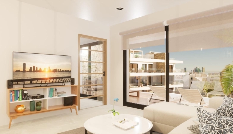COMPLEJO RESIDENCIAL DE OBRA NUEVA CON VISTAS AL MAR EN FINESTRAT