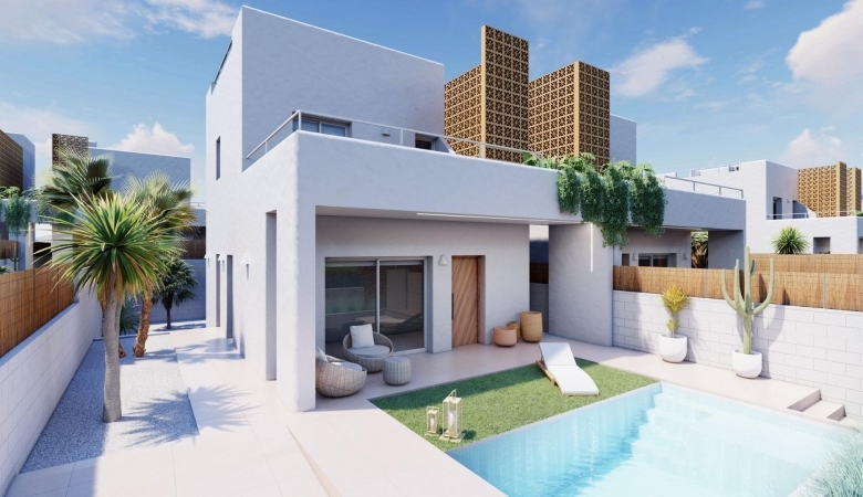 VILLA INDEPENDIENTE DE NUEVA CONSTRUCCIÓN DE 3 DORM. EN PILAR DE LA HORADADA