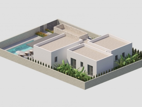 FANTÁSTICA VILLA DE UNA SOLA PLANTA DE 3 DORM.DE NUEVA CONSTRUCCIÓN EN BENIJÓFAR(ALICANTE)