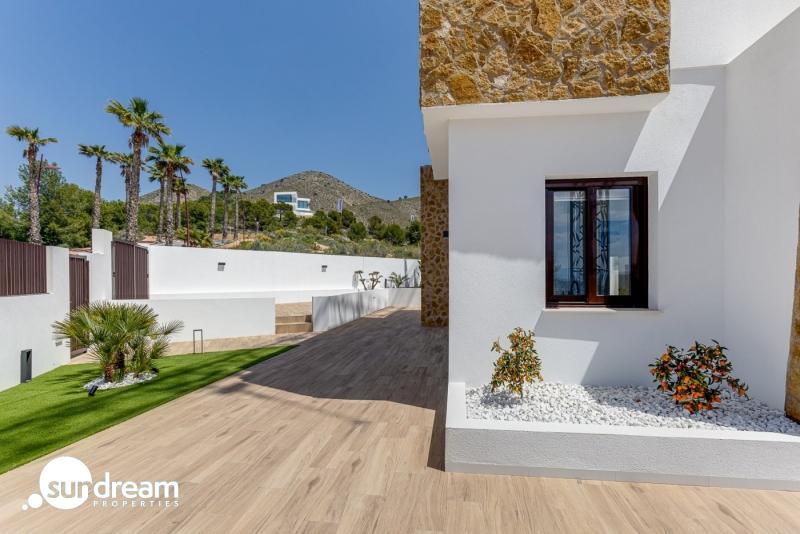 VILLAS DE UNA PLANTA DE OBRA NUEVA EN BALCON DE FINESTRAT