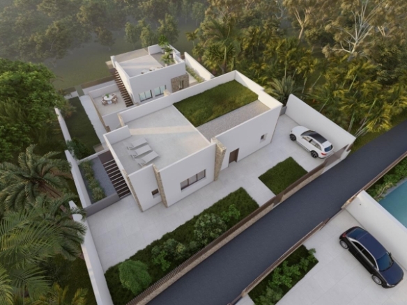 VILLAS DE UNA PLANTA DE OBRA NUEVA EN BALCON DE FINESTRAT