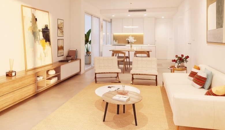APARTAMENTO NUEVO DE PLANTA BAJA DE 2 DORM. CON JARDÍN PRIVADO EN PILAR DE LA HORADADA