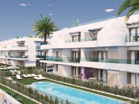 APARTAMENTO NUEVO DE PLANTA BAJA DE 2 DORM. CON JARDÍN PRIVADO EN PILAR DE LA HORADADA