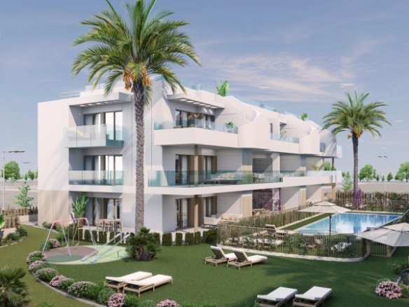 APARTAMENTO NUEVO DE PLANTA BAJA DE 2 DORM. CON JARDÍN PRIVADO EN PILAR DE LA HORADADA