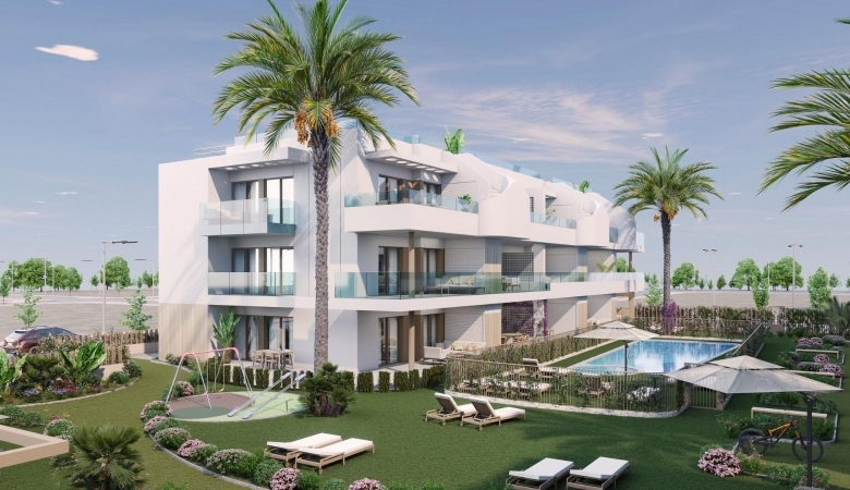 APARTAMENTO NUEVO DE PLANTA BAJA DE 2 DORM. CON JARDÍN PRIVADO EN PILAR DE LA HORADADA