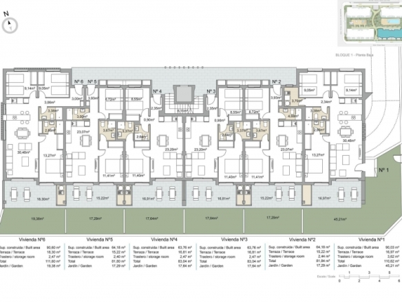 APARTAMENTO NUEVO DE PLANTA BAJA DE 2 DORM. CON JARDÍN PRIVADO EN PILAR DE LA HORADADA