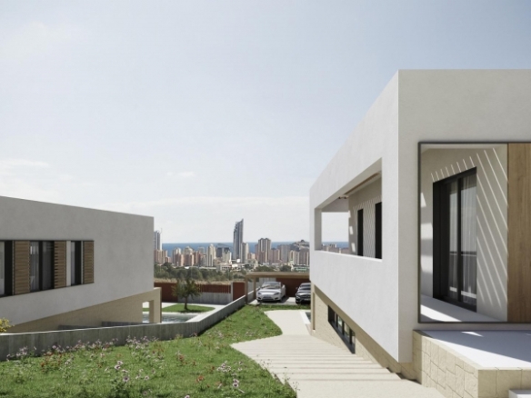 VILLAS CON MÁGNÍFICAS VISTAS SOBRE BENIDORM, EN FINESTRAT