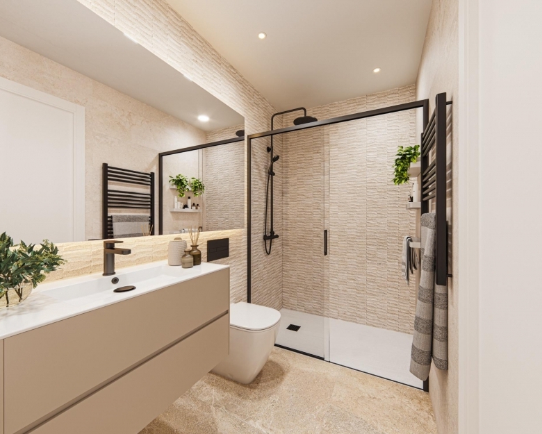 Ático de 2 dormitorios con vistas al mar en un nuevo complejo residencial en Torrevieja.