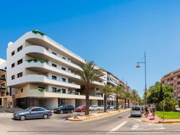 Ático de 2 dormitorios con vistas al mar en un nuevo complejo residencial en Torrevieja.