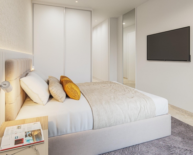 Ático de 2 dormitorios con vistas al mar en un nuevo complejo residencial en Torrevieja.