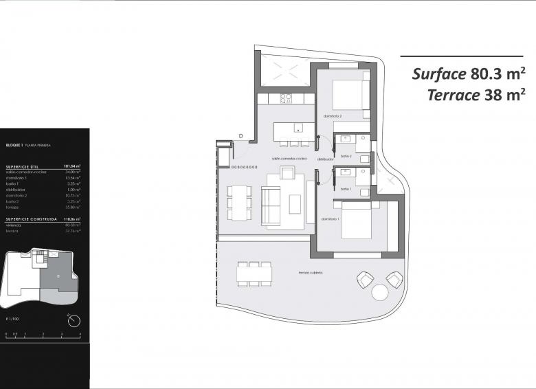APARTAMENTO MODERNO DE NUEVA CONSTRUCCIÓN EN EL RASO, GUARDAMAR DEL SEGURA