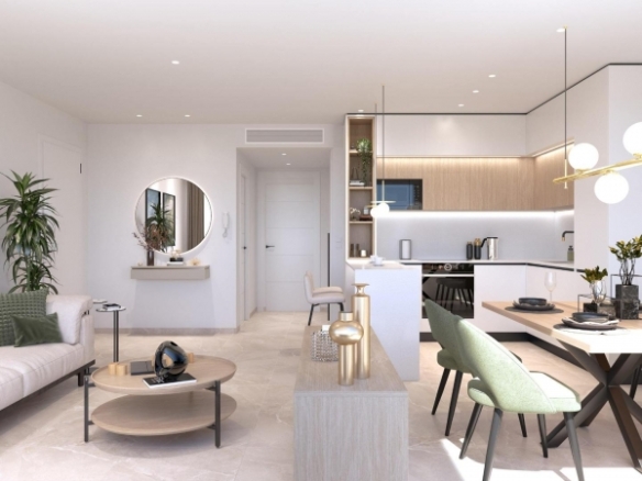 BUNGALOW DE PLANTA ALTA CON 2 DORM. CON VISTAS A LA LAGUNA ROSA EN LOS BALCONES(TORREVIEJA)